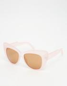 Asos Highbrow 60s Cat Eye Sunglasses - Pink