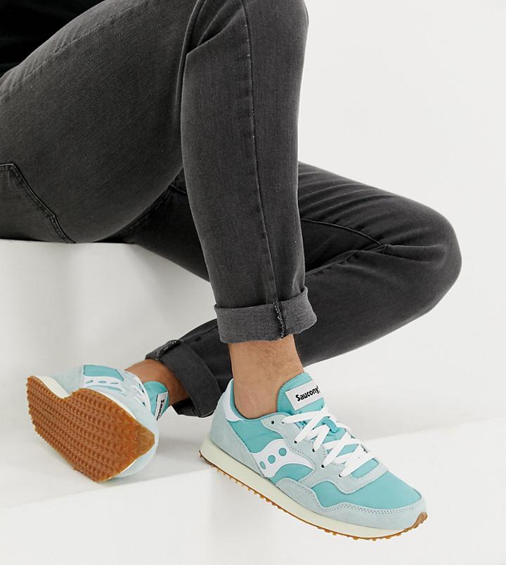 Saucony Dxn Vintage Sneaker In Blue - Blue