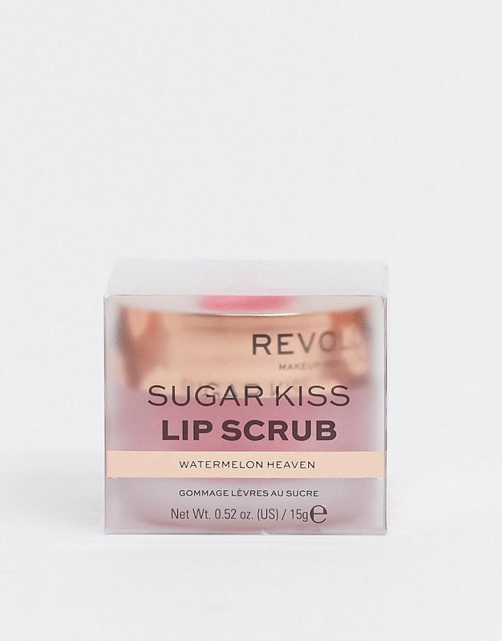 Revolution Sugar Kiss Lip Scrub - Watermelon Heaven-pink