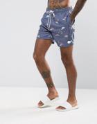 Threadbare Parasol Swim Short - Blue