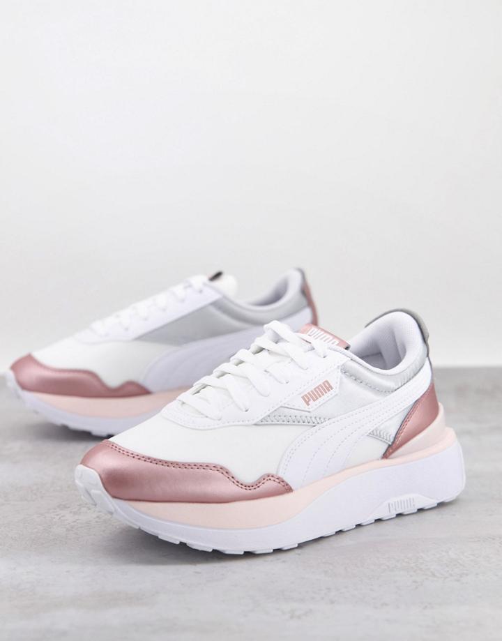 Puma Cruise Rider Sneakers In Rose Gold Metallic