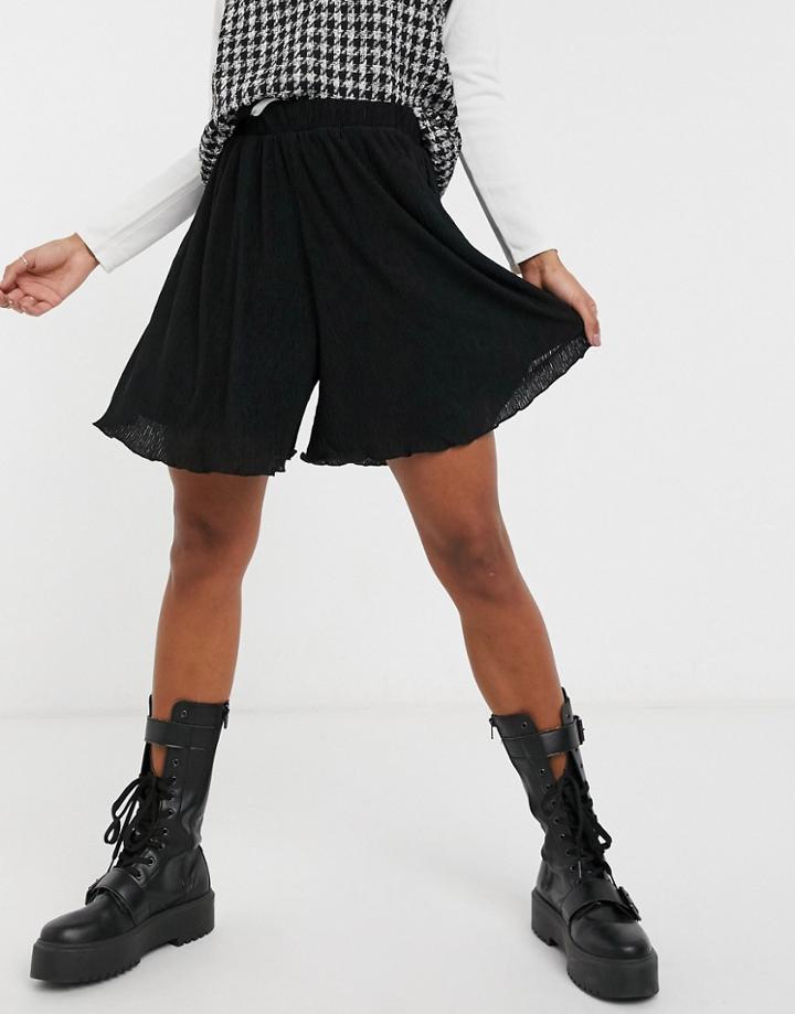 Vila Relaxed Shorts In Black