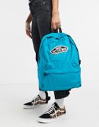 Vans Realm Backpack In Blue-blues