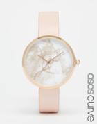 Asos Curve Marble Face Watch - Nude