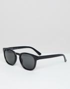 Weekday Flight Square Sunglasses - Black