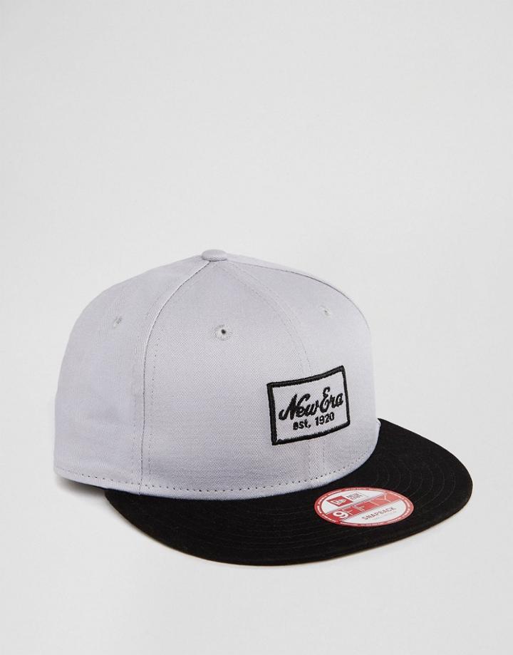 New Era 9fifty Snapback Cap Patch - Gray
