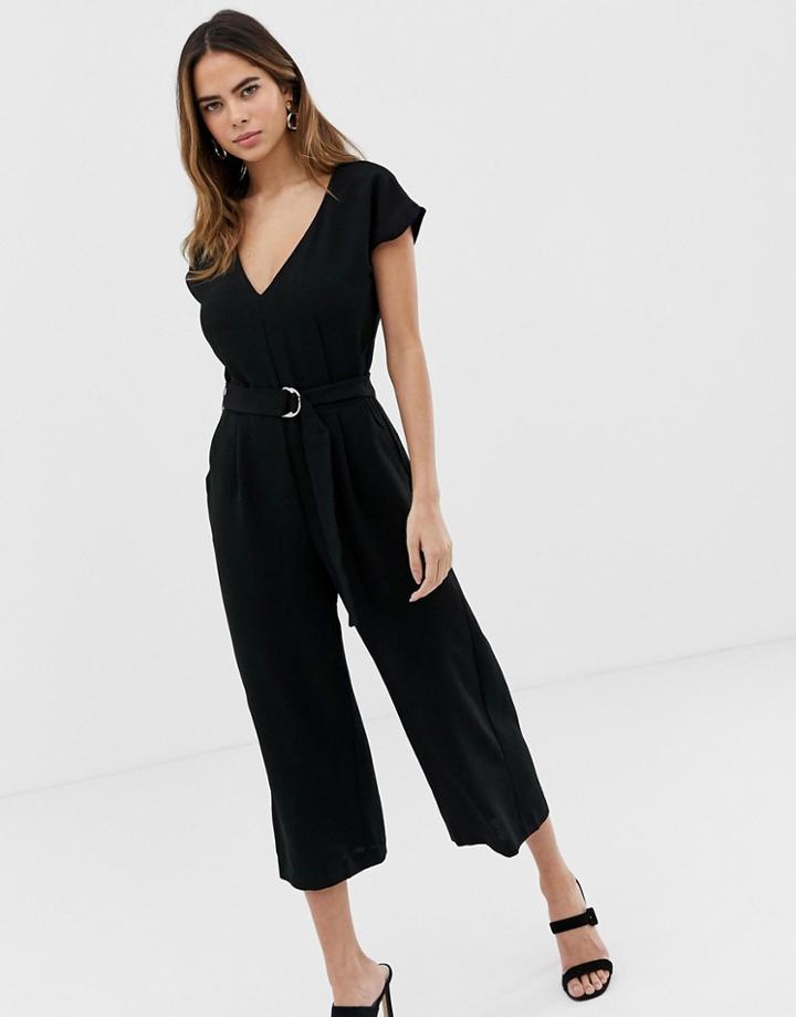 Oasis D-ring Jumpsuit - Black