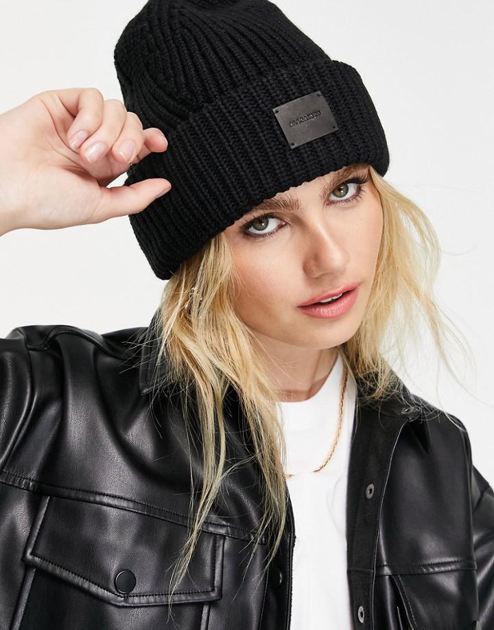 Allsaints Beanie In Black