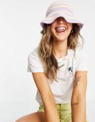 Lee Jeans Triangle Palm Logo Tee In Off White