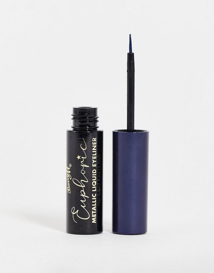 Barry M Euphoric Metallic Liquid Eyeliner - Ecstatic-navy