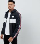Good For Nothing Windbreaker In Black With Side Stripe Exclusive To Asos - Black