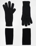 Asos Wool Gloves With Palmwarmer
