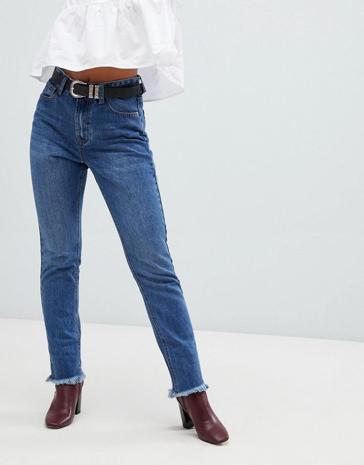 Glamorous Mom Jeans-blue
