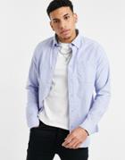 Selected Homme Oxford Shirt In Light Blue-blues