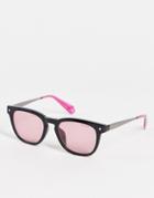 Polaroid Square Lens Sunglasses-pink