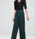 Weekday Twill Wide Leg Pants-green