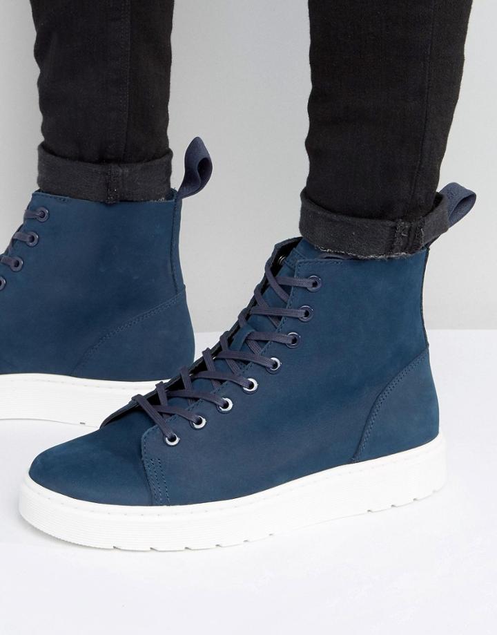 Dr Martens Talib 8 Eye Boots - Navy