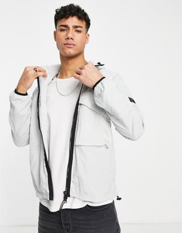 Marshall Artist Gd Hooded Jacket In Gray