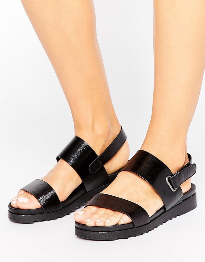 Blink Summer 2part Flat Sandal - Black