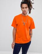 Parlez T-shirt With Sports Flag Logo In Orange - Orange