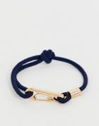 Icon Brand Navy Cord Bracelet - Blue