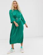 In Wear Hattie Sateen Midi Dress