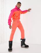 Asos 4505 Color Block Ski Suit-red