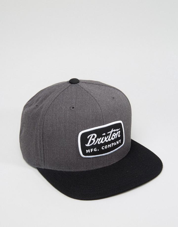 Brixton Snapback Cap Jolt - Gray