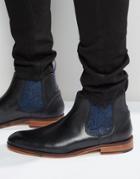 Ted Baker Camroon Leather Chelsea Boots - Black