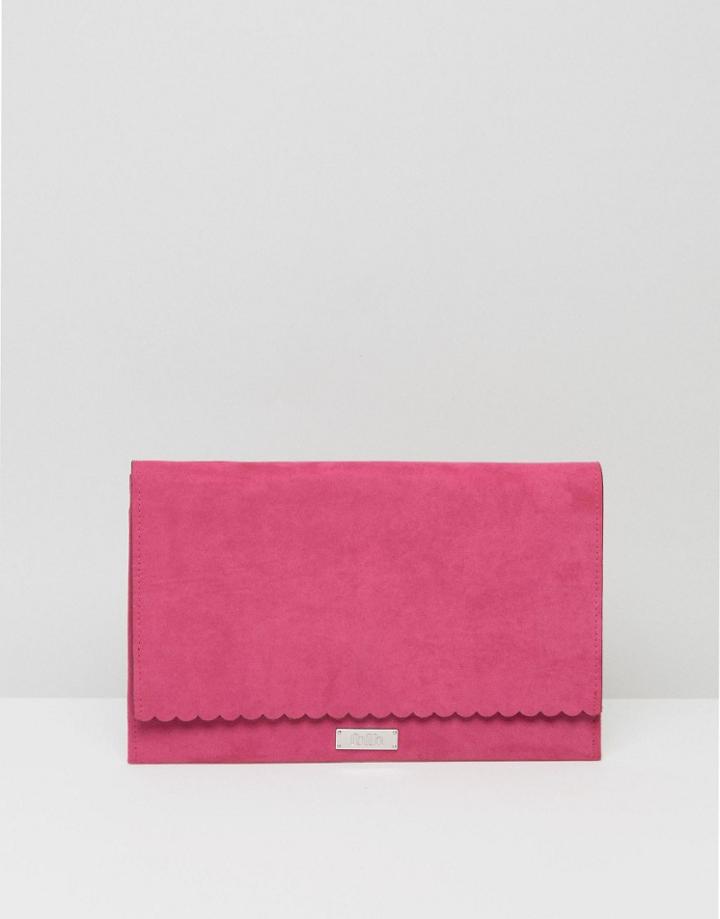 Faith Poppy Clutch Bag - Pink