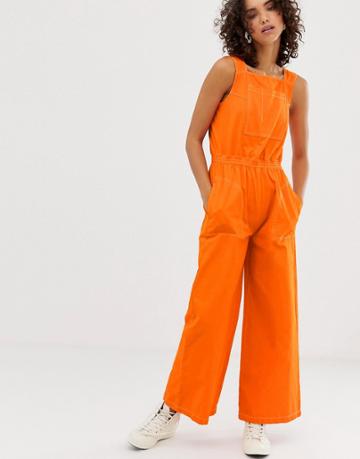 L.f.markey Reggie Jumpsuit - Orange