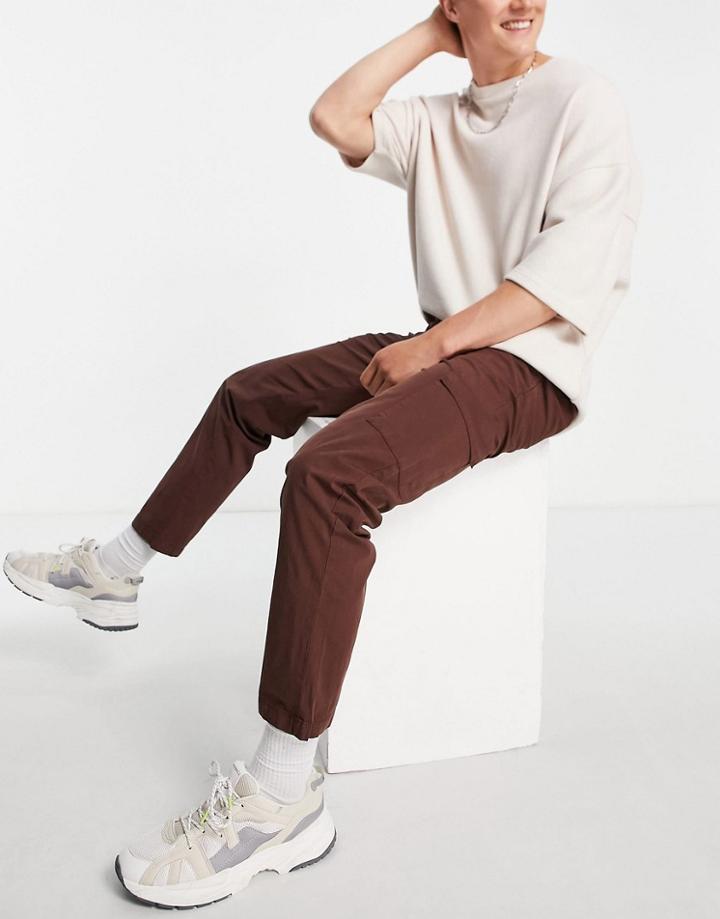 Bolongaro Trevor Pocket Cotton Pants-brown