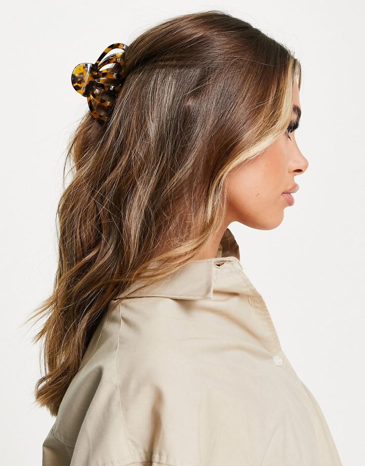 Pieces Hair Shark In Tortoiseshell-brown