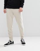 Asos Cashmere Mix Joggers In Oatmeal - Beige