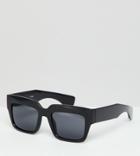 Monki Square Frame Sunglasses In Black - Black
