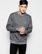 Lindbergh Sweatshirt With Zip - Black