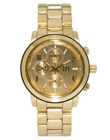 River Island Chronograph Emily Gold Watch