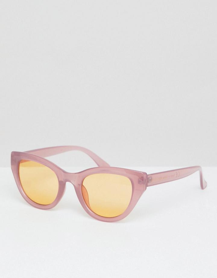 South Beach Pink Cat Eye Sunglasses - Pink
