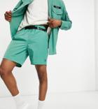 Polo Ralph Lauren X Asos Exclusive Collab Ripstop Shorts In Green With Belt Fastening And Pony Logo