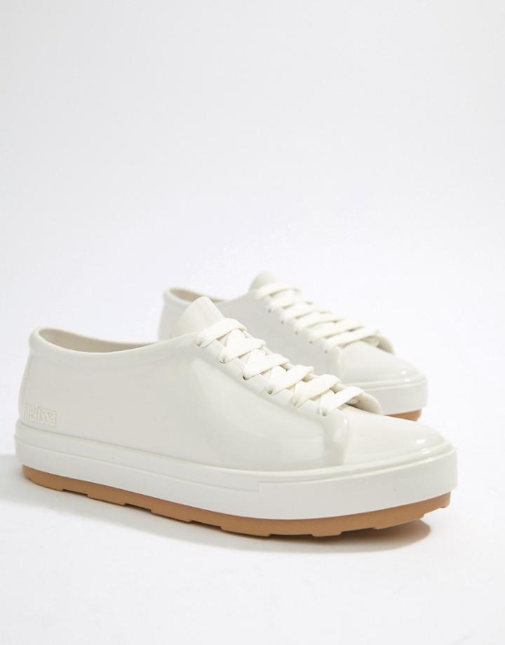 Melissa Lace Up Sneakers-white