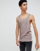 Only & Sons Pocket Tank - Pink