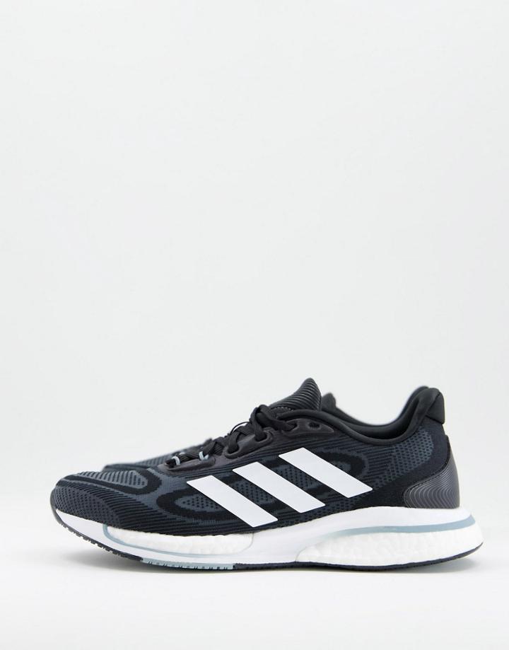 Adidas Running Supernova + Sneakers In Black