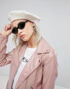 Asos Wool Beret - White