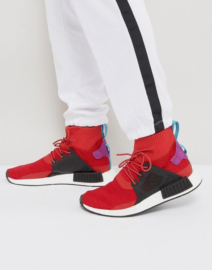 Adidas Originals Nmd Xr1 Winter Sneakers In Red Bz0632 - Red