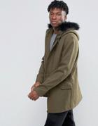 D-struct Wool Blend Bomber Jacket - Green