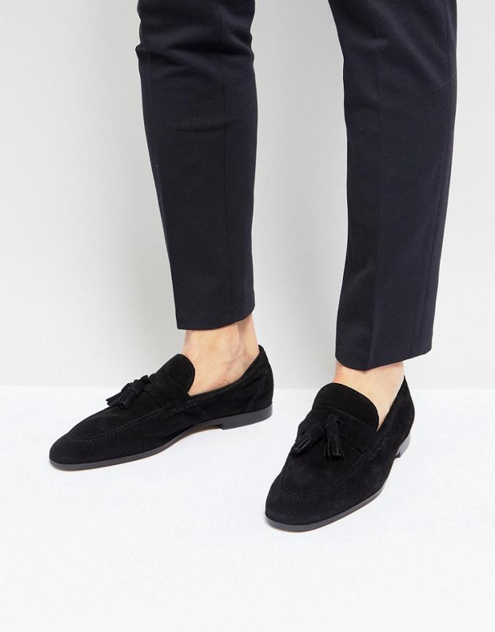 Kurt Geiger London Danza Suede Loafers - Black
