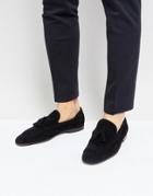 Kurt Geiger London Danza Suede Loafers - Black