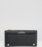 Dune Exclusive Kerrie Black Slim Purse With Removeable Cardholder - Black