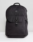Timberland Walnut Hill 20l Backpack Leather Trim In Black - Black