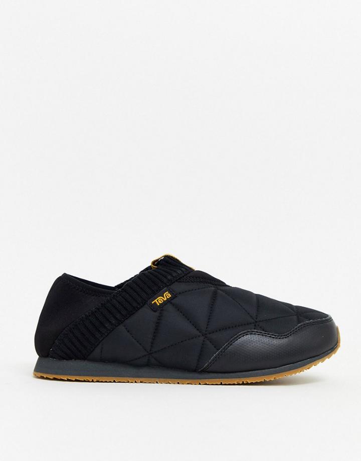 Teva Ember Moc Slipper Shoes In Black